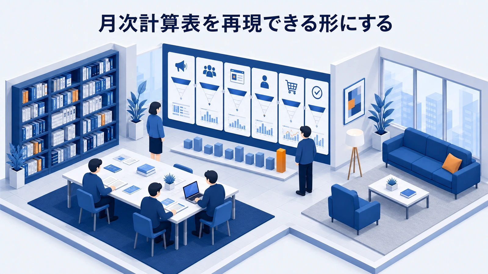 「月次計算表を再現できる形にする」の要点を整理したImage 2.0図解
