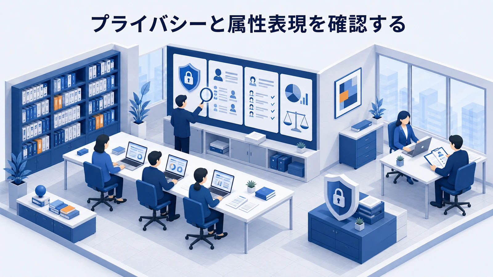 「プライバシーと属性表現を確認する」の要点を整理したImage 2.0図解