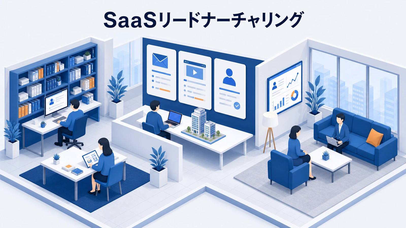 SaaSリードナーチャリング｜見込み客を商談へ育てる設計