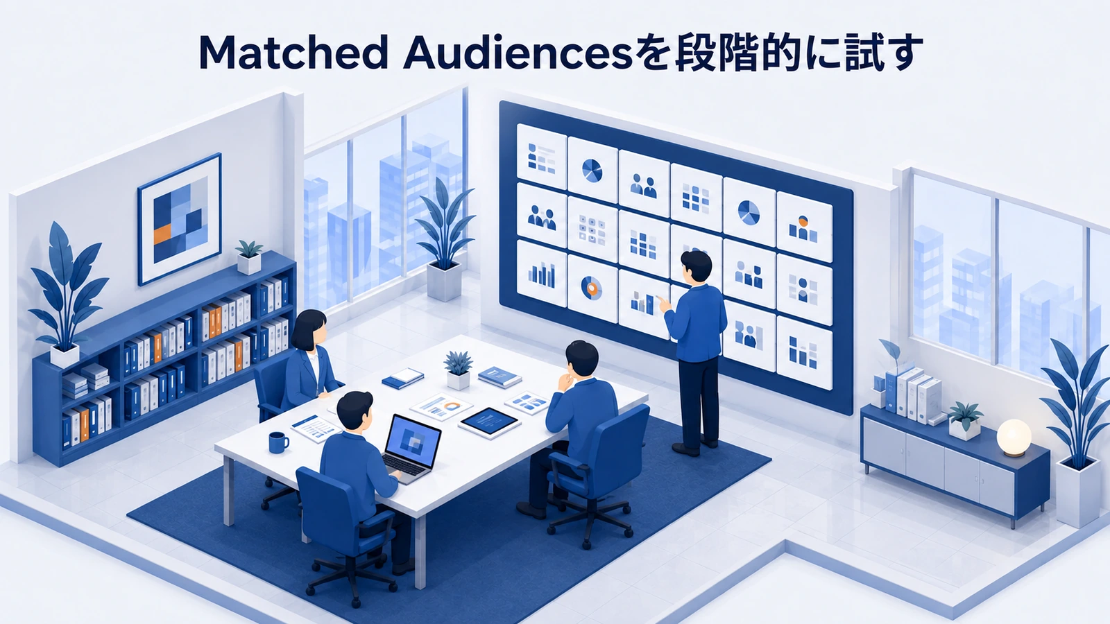 「Matched Audiencesを段階的に試す」の要点を整理したImage 2.0図解