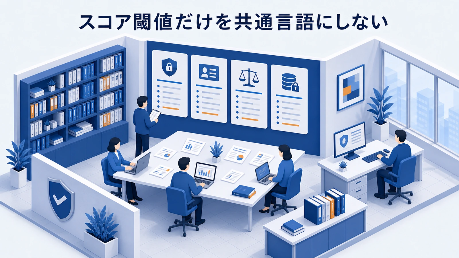 「スコア閾値だけを共通言語にしない」の要点を整理したImage 2.0図解