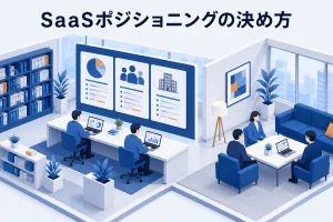 SaaSポジショニングの決め方|市場・顧客・競合から設計する