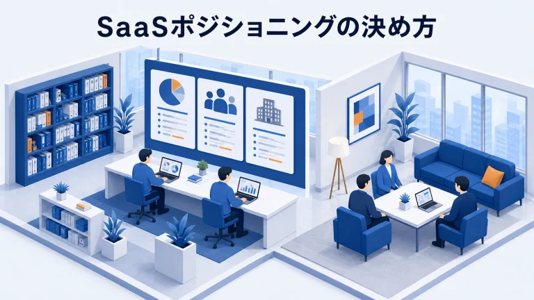 SaaSポジショニングの決め方｜市場・顧客・競合から設計する