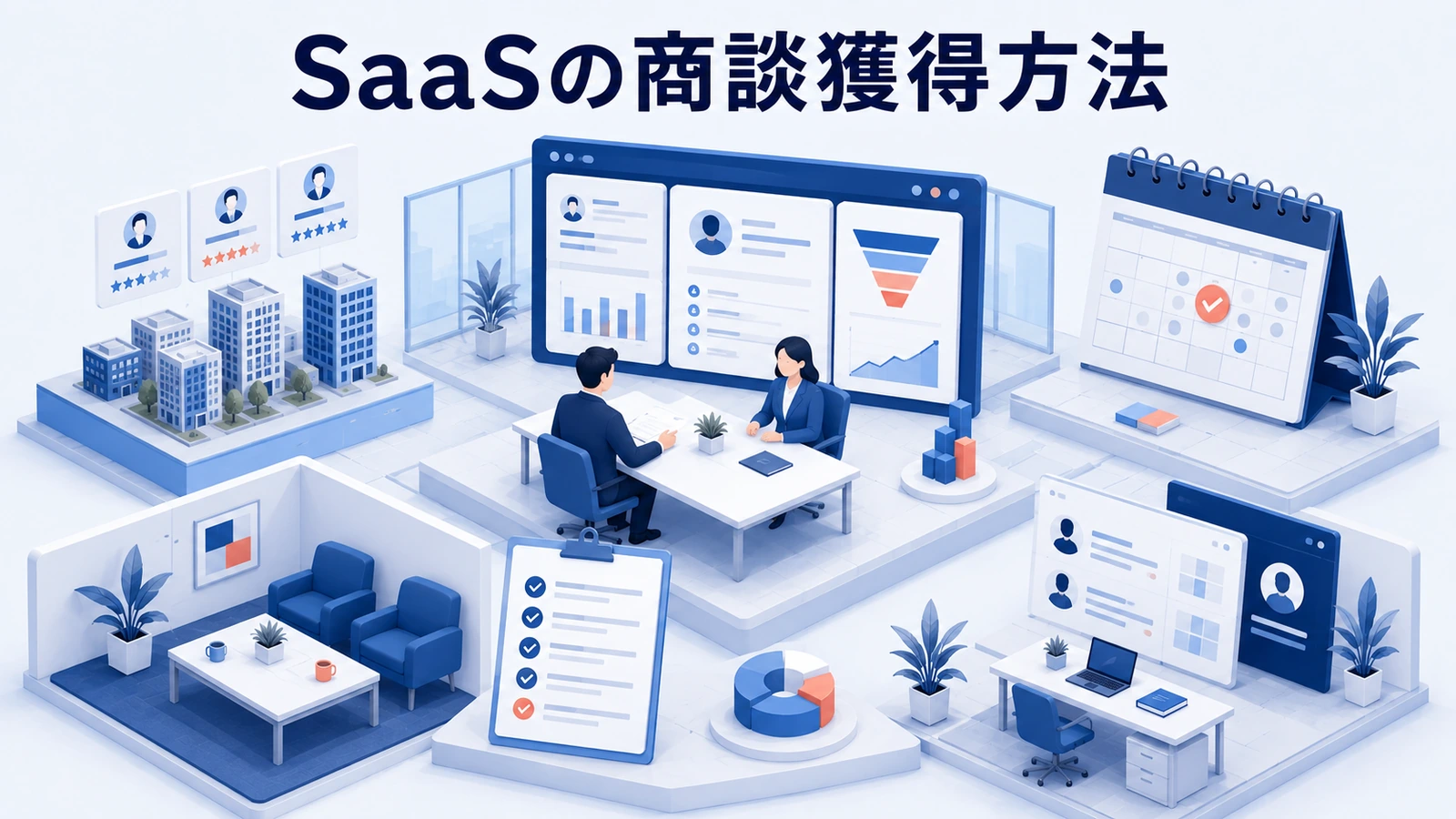 SaaSの商談獲得方法｜デモ予約と営業連携を改善する