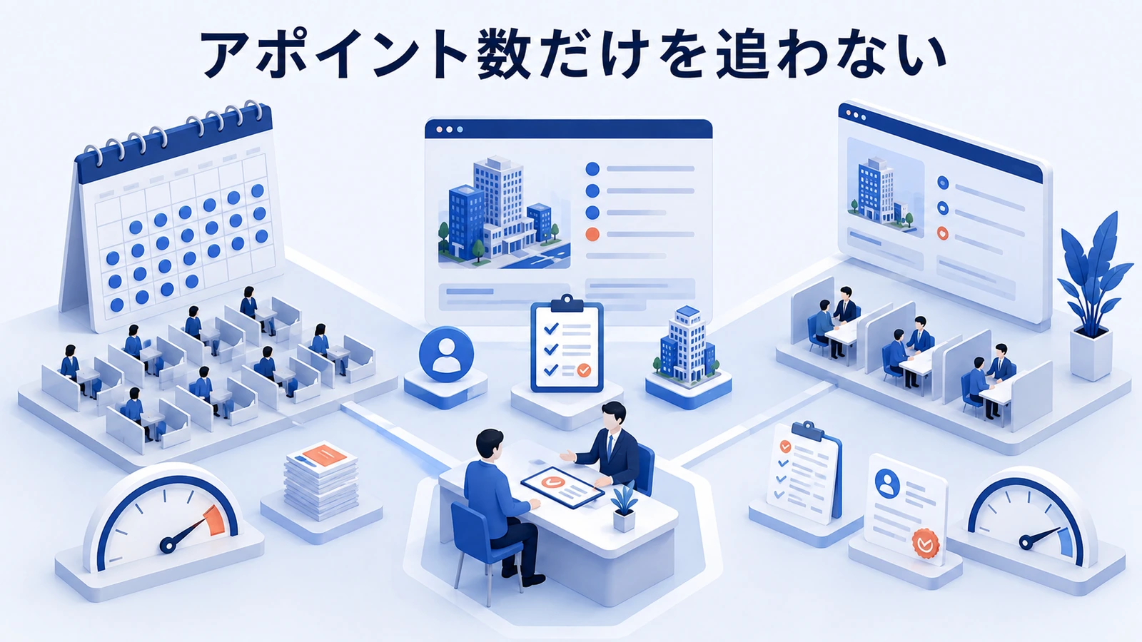 「アポイント数だけを追わない」の要点を整理したImage 2.0図解