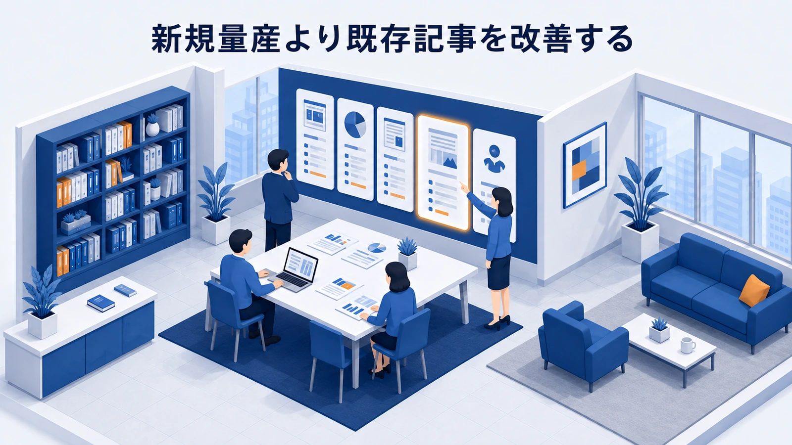 「新規量産より既存記事を改善する」の要点を整理したImage 2.0図解