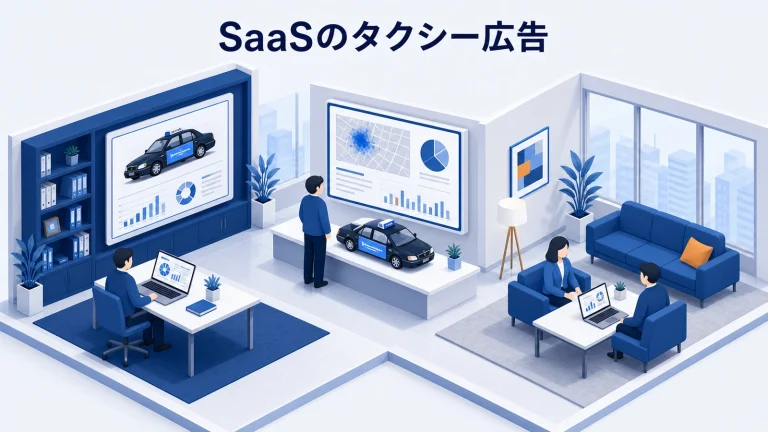 SaaSのタクシー広告|費用・効果測定・Web施策とのつなぎ方