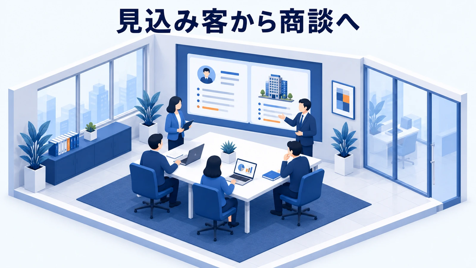 見込み客から商談へ