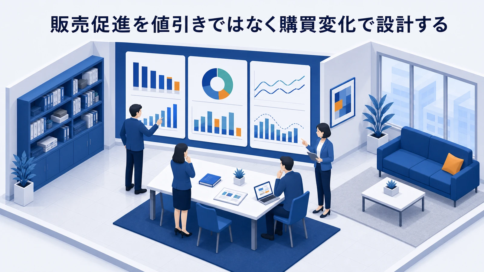 販売促進を値引きではなく購買変化で設計するを示すWeb広告運用