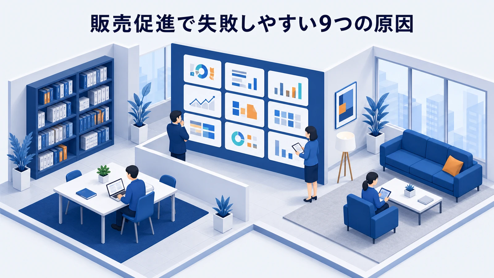 販売促進で失敗しやすい9つの原因を示すWeb広告運用