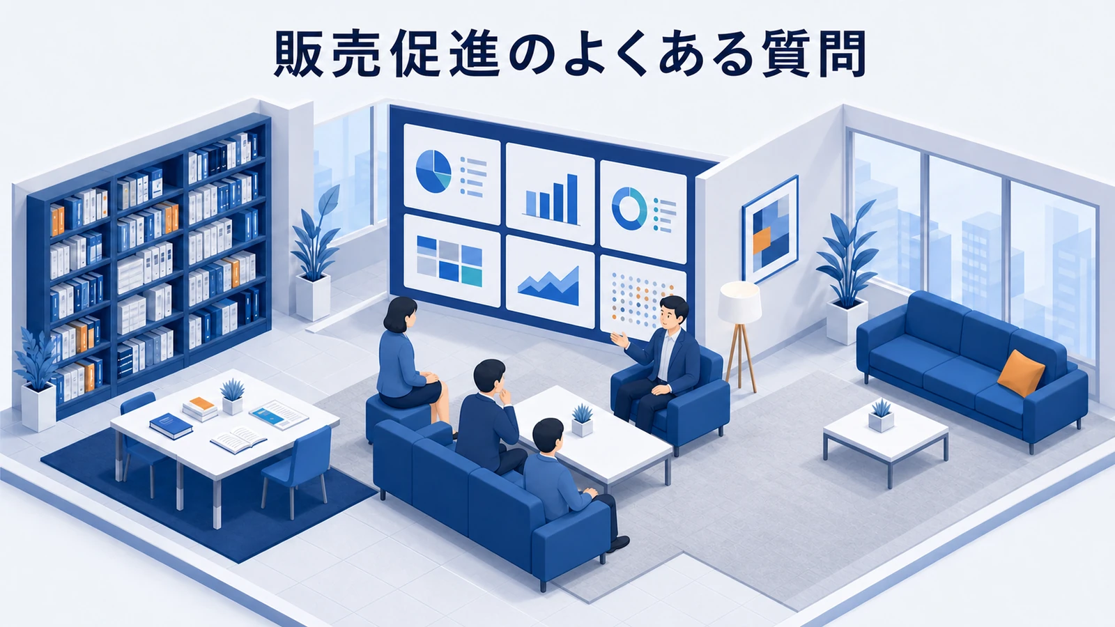 販売促進のよくある質問を示すWeb広告運用