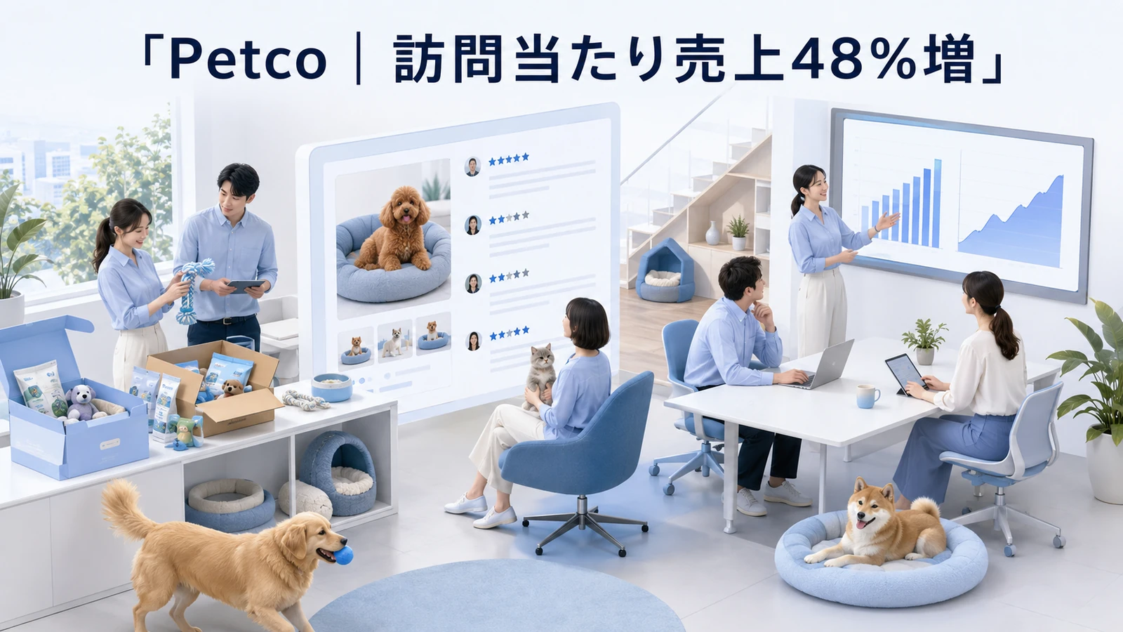 Petco|対象商品の訪問当たり売上48%増のサンプリングプロモーション成功事例