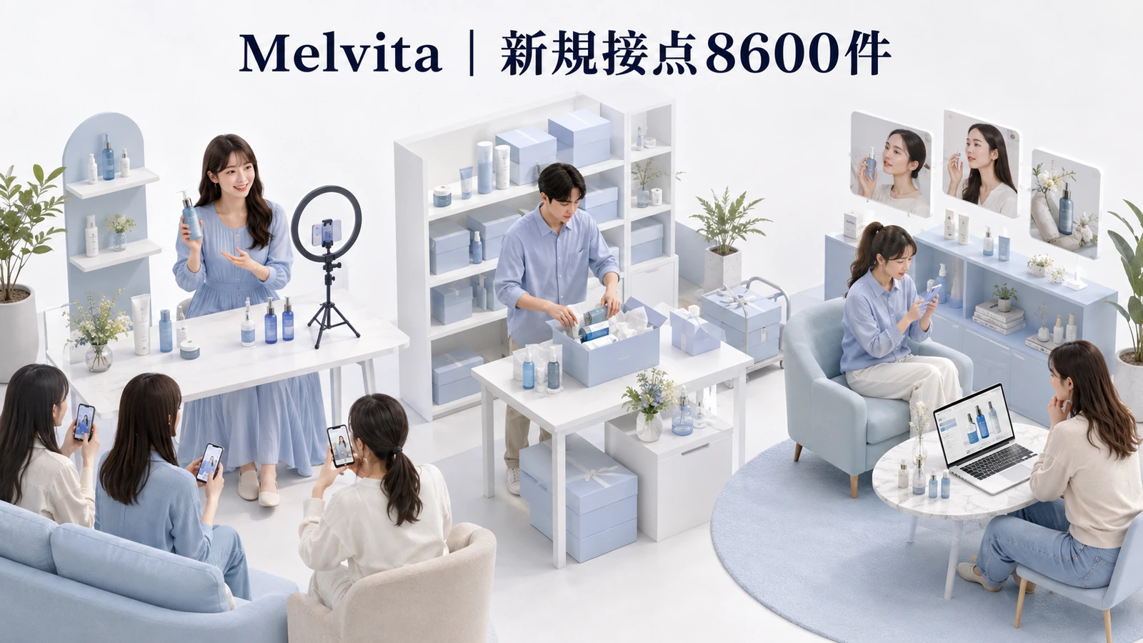 Melvita|新規接点8,600件、購入25%上振れのサンプリングプロモーション成功事例
