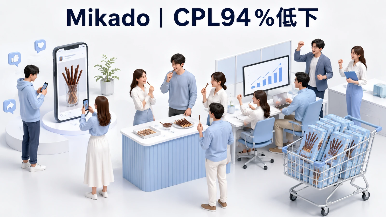 Mikado|CPLが予測より94%低下のサンプリングプロモーション成功事例
