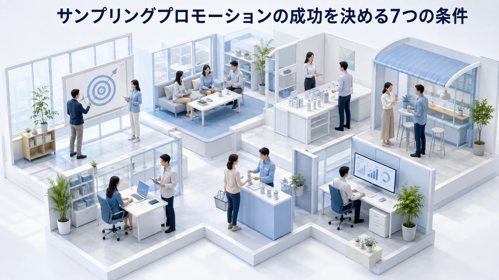 サンプリングプロモーションの成功を決める7つの条件
