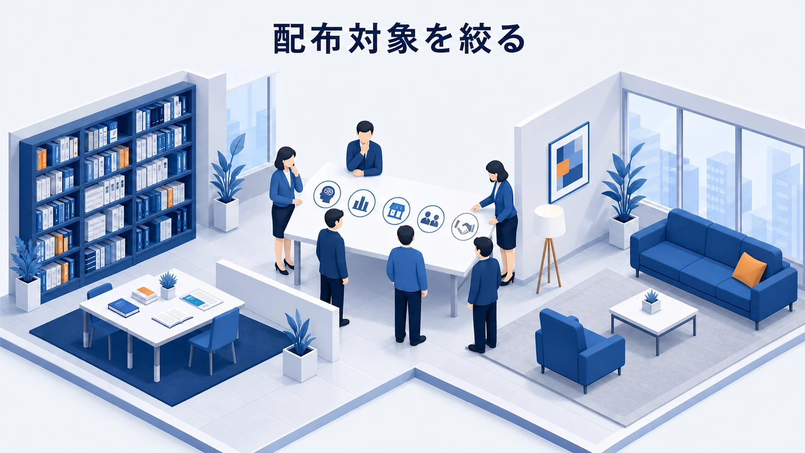 配布対象を購買可能性で絞る