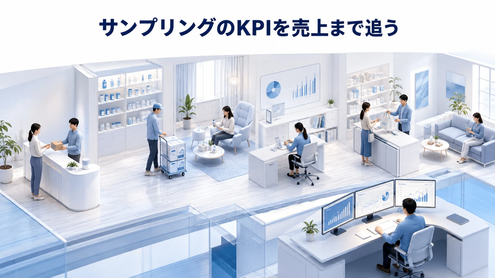 サンプリングのKPIを売上まで追う
