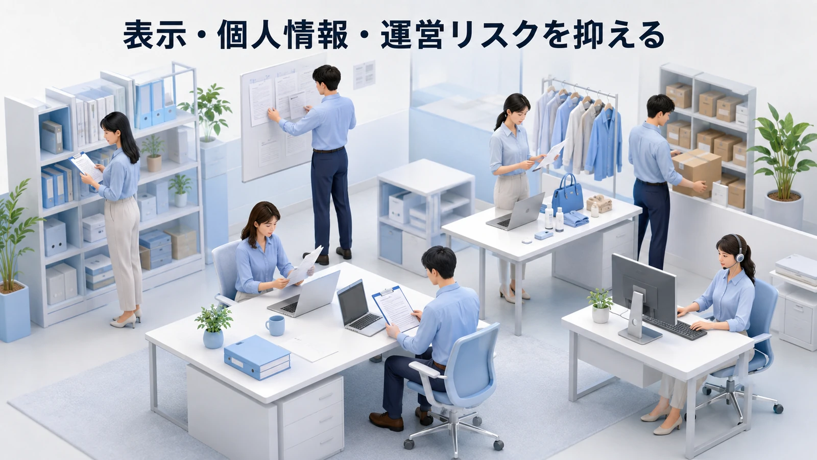 表示と運営リスクを抑える