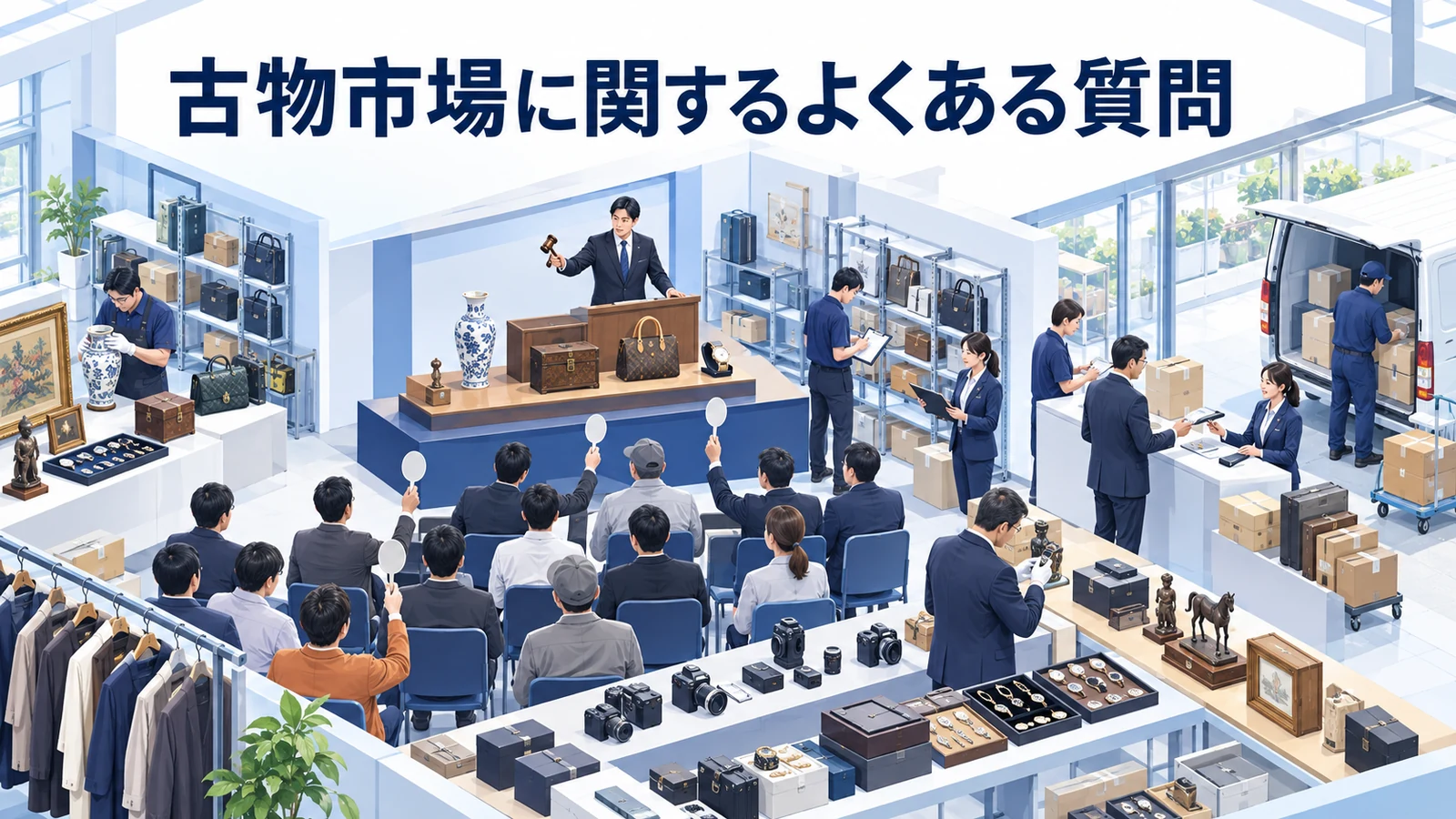 古物市場の疑問を整理したImage 2.0図解