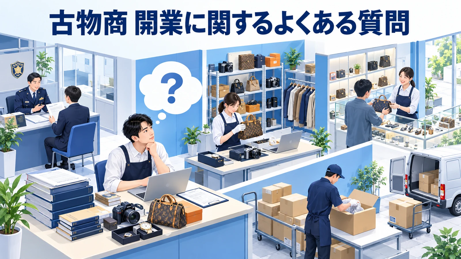古物商 開業の疑問を整理したImage 2.0図解