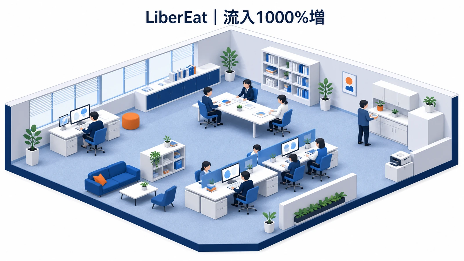 LiberEat｜数か月で流入1,000％増のSEO記事制作成功事例