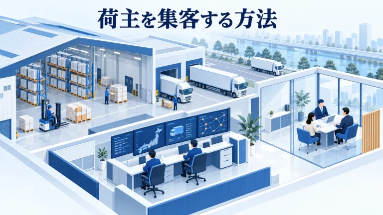 荷主を集客する方法