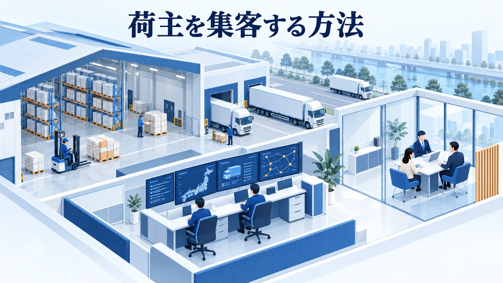 荷主を集客する方法