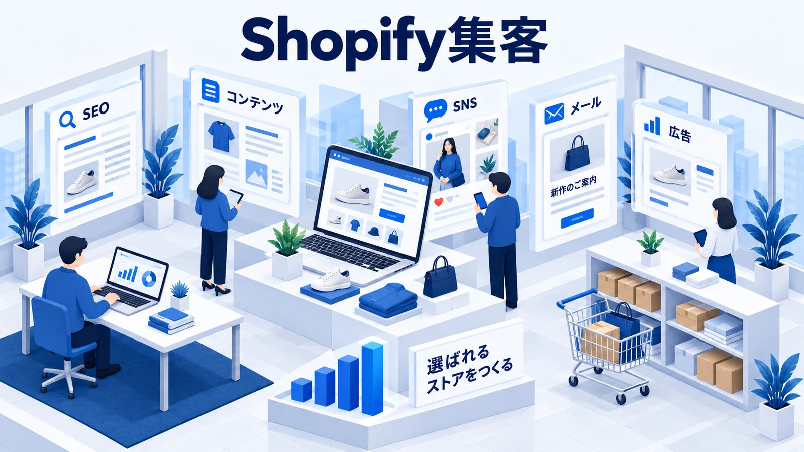 Shopify集客を整理するImage 2.0図解