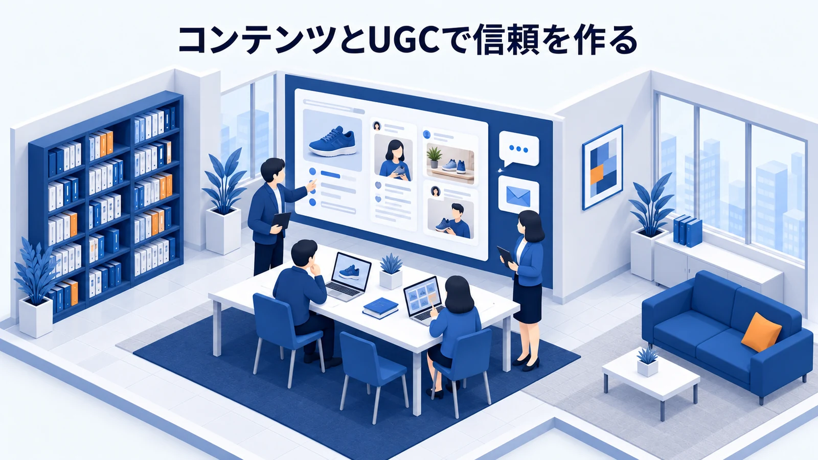 広告とSNSで比較層へ届けるを確認するShopifyストア運営者のImage 2.0図解