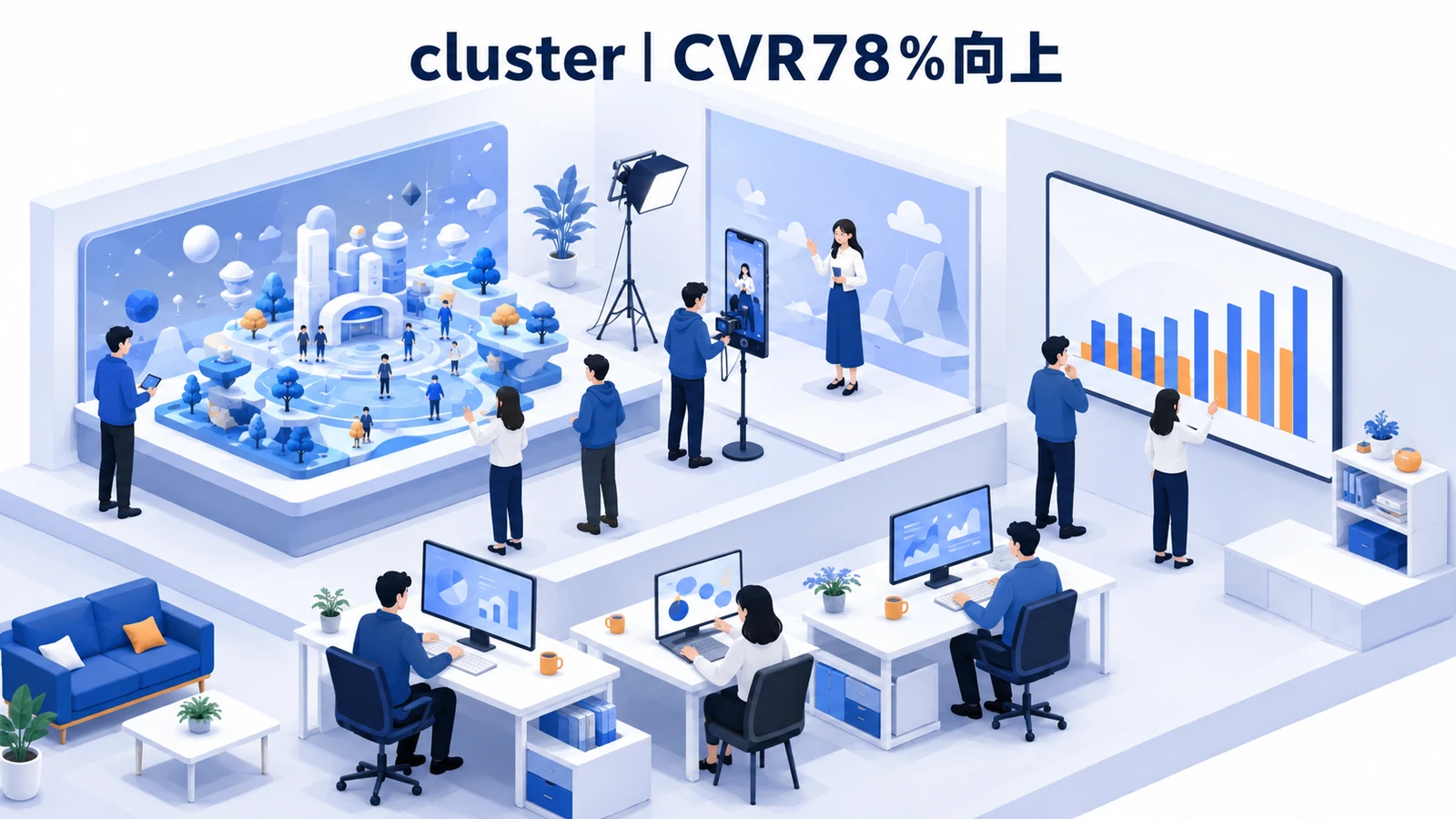 cluster|CVR78%向上、CPI26%低下のショート動画マーケティング成功事例