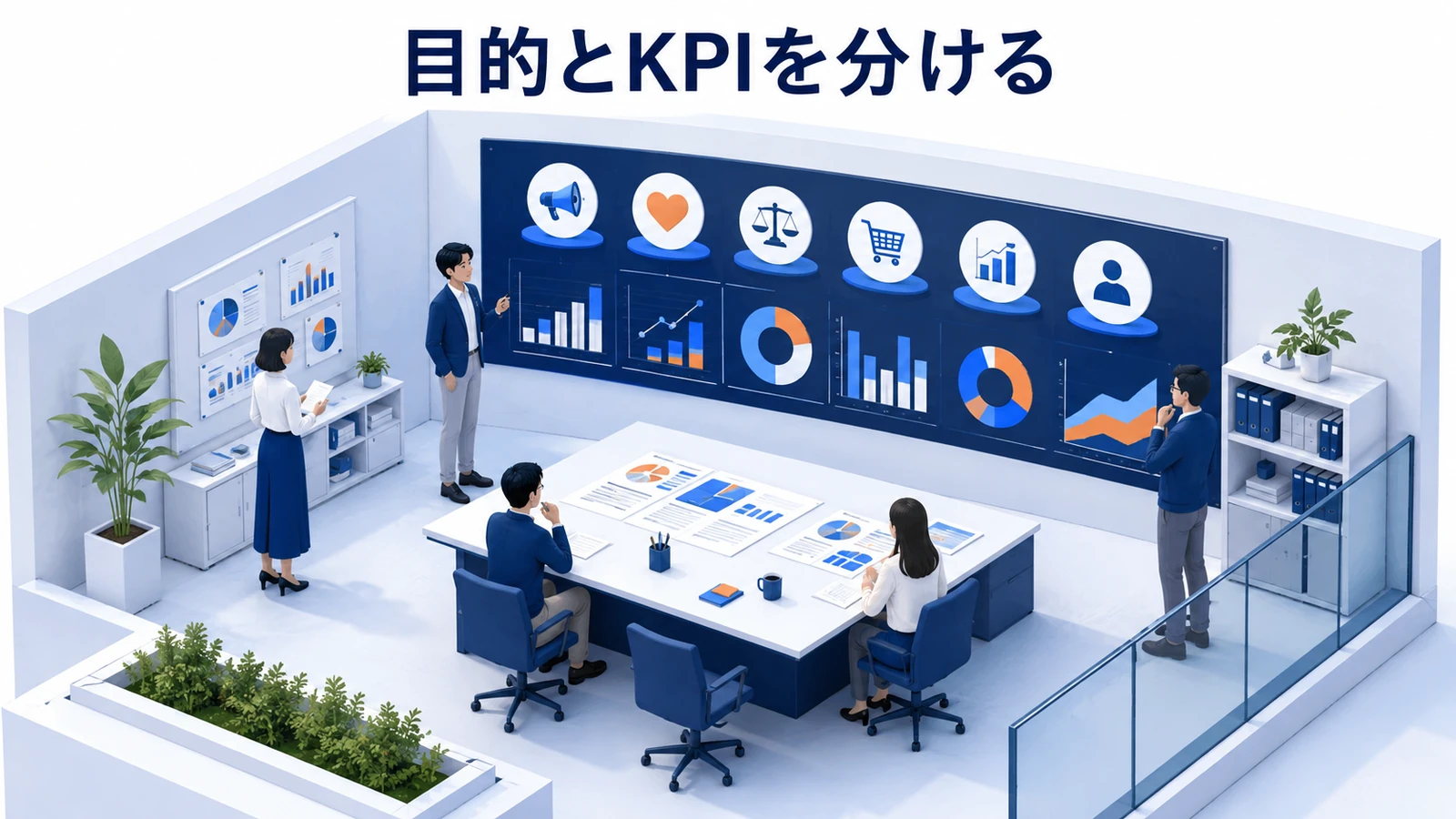 目的とKPIを分ける
