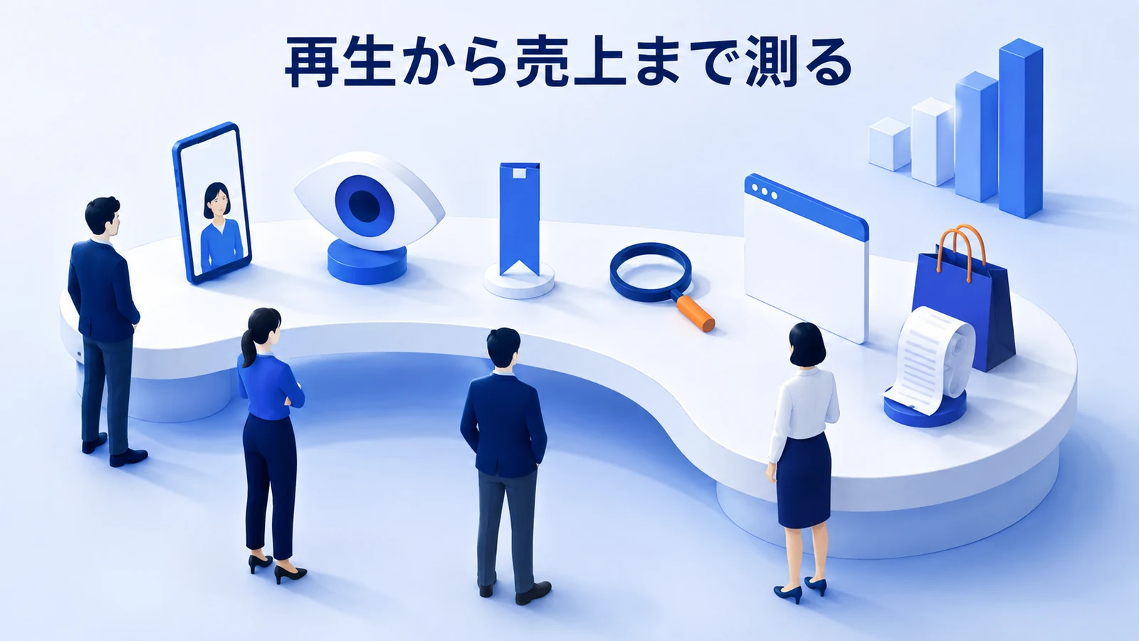 再生から売上まで測る