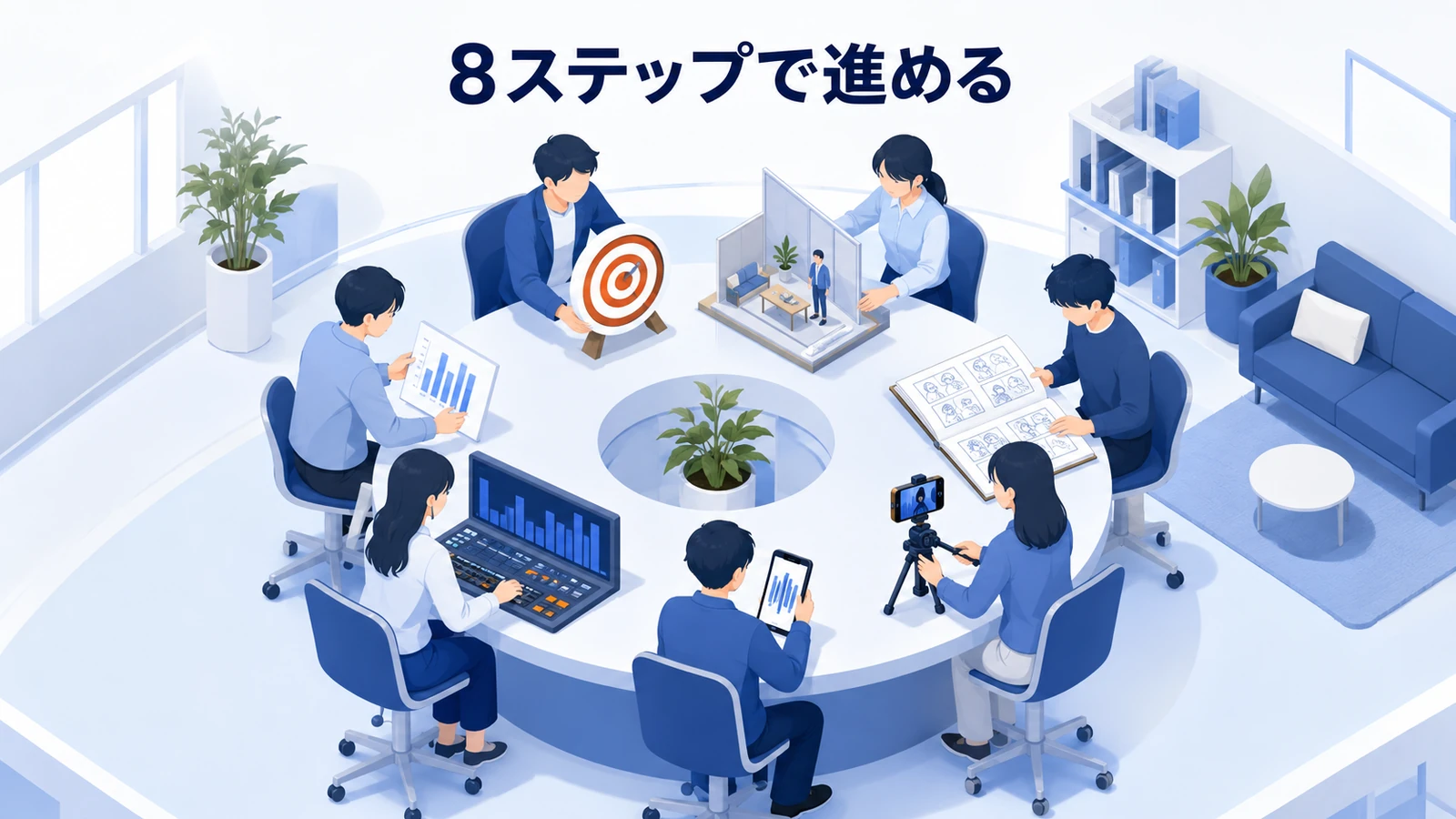 ショート動画マーケティングを8ステップで進める