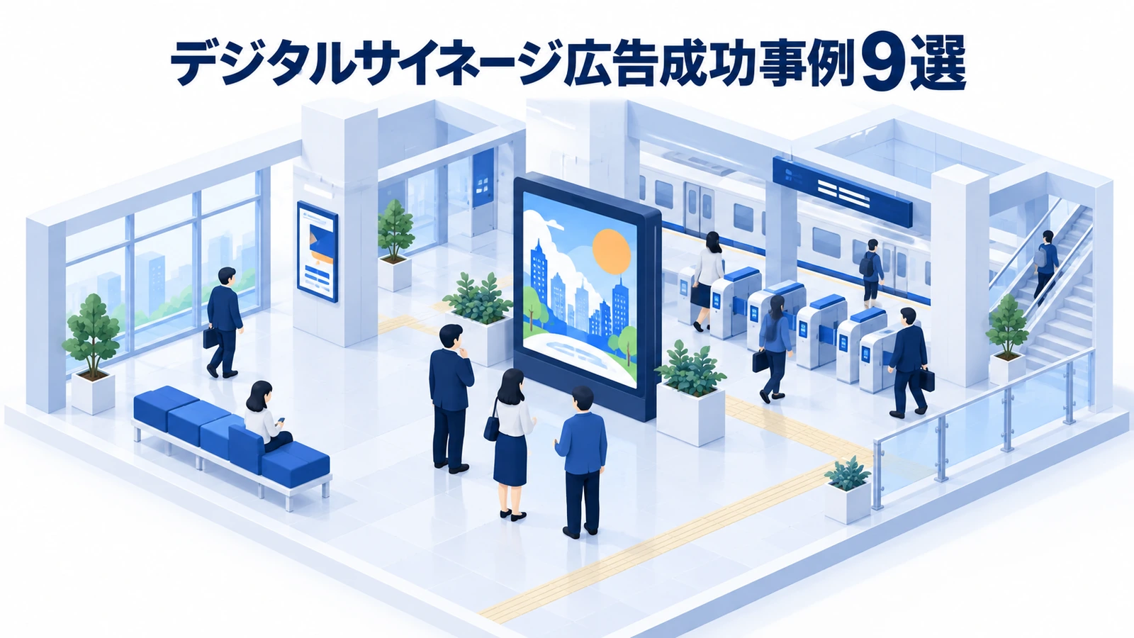 デジタルサイネージ広告成功事例9選