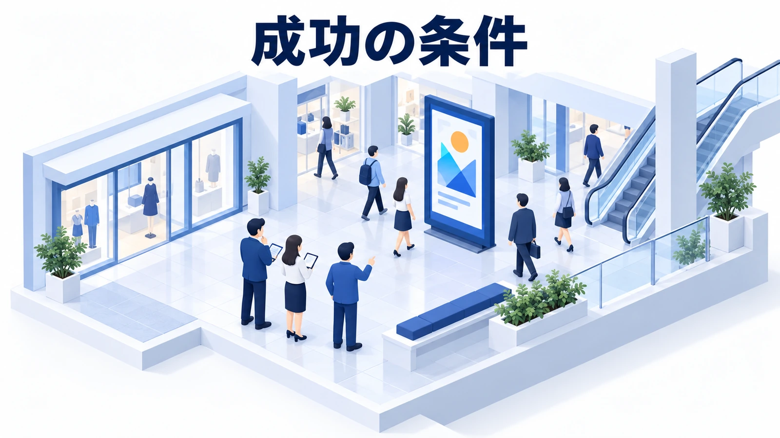 デジタルサイネージ広告の成功条件