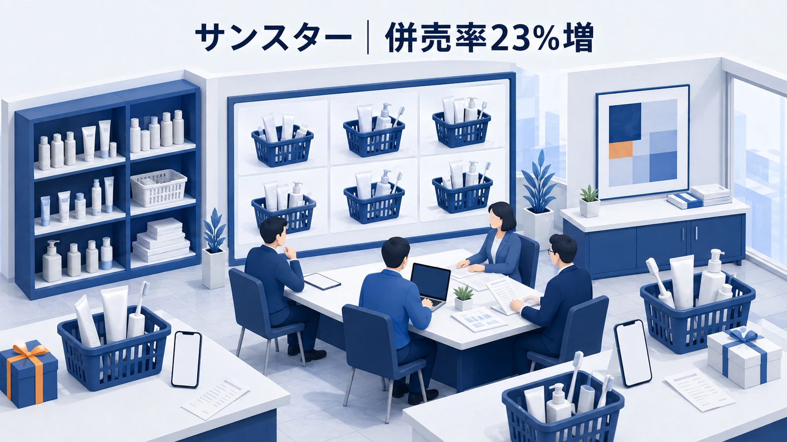 サンスターがレシート応募の購入コース設計でG・U・Mシリーズの併売を増やした事例イメージ