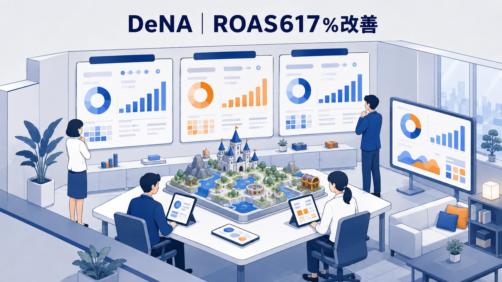 DeNA｜購入最適化でROAS617％改善のSNS広告運用成功事例