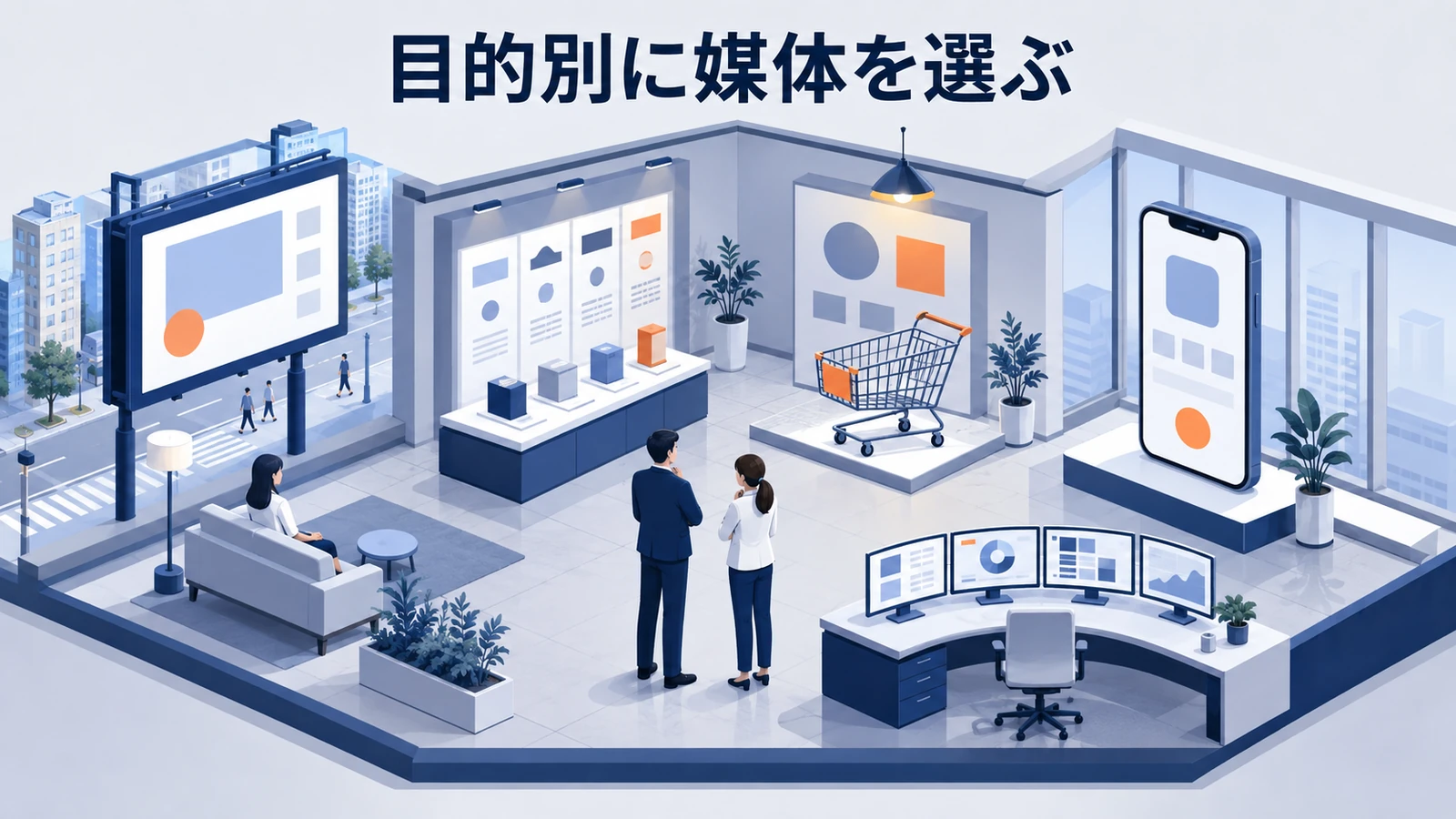 目的別にSNS広告の媒体を選ぶ