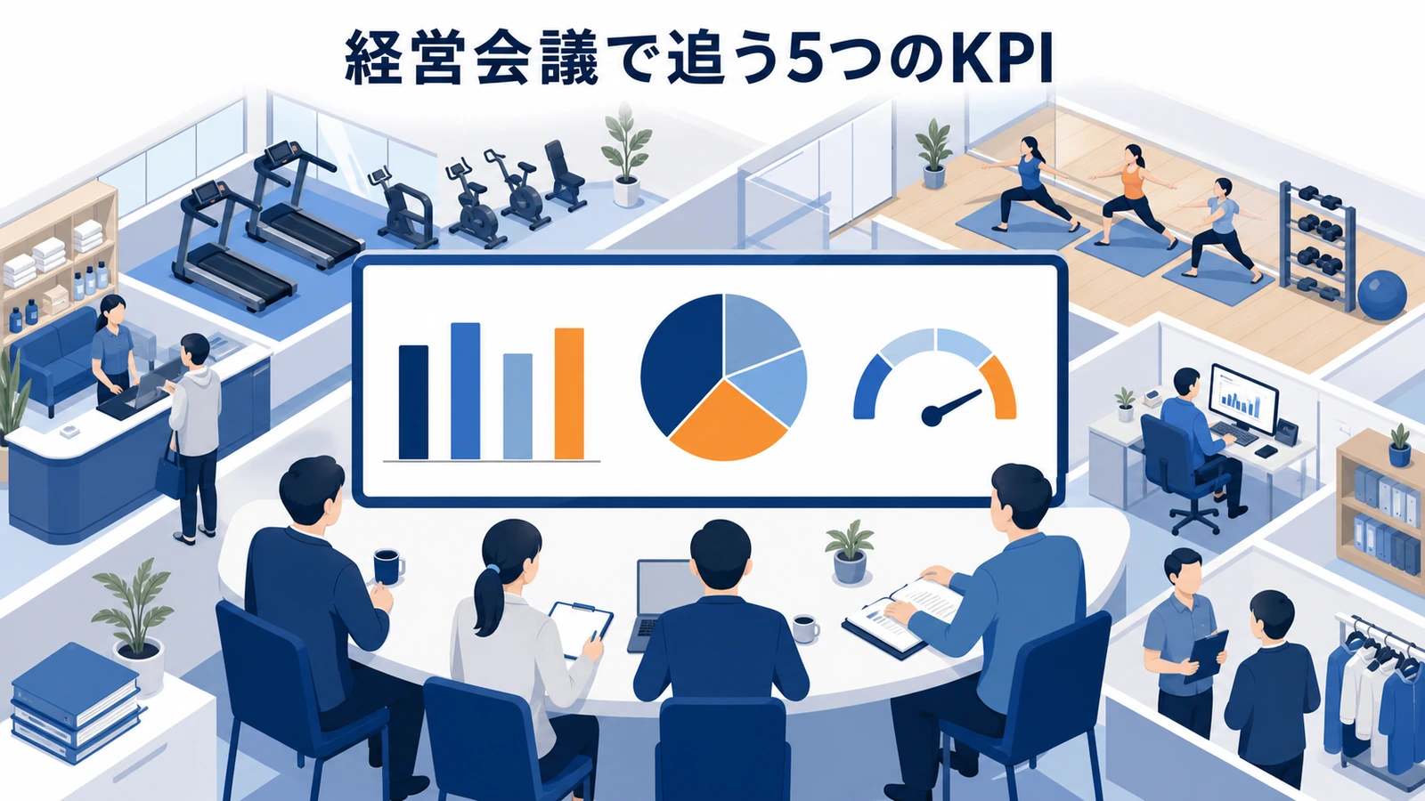 経営会議で追う5つのKPI
