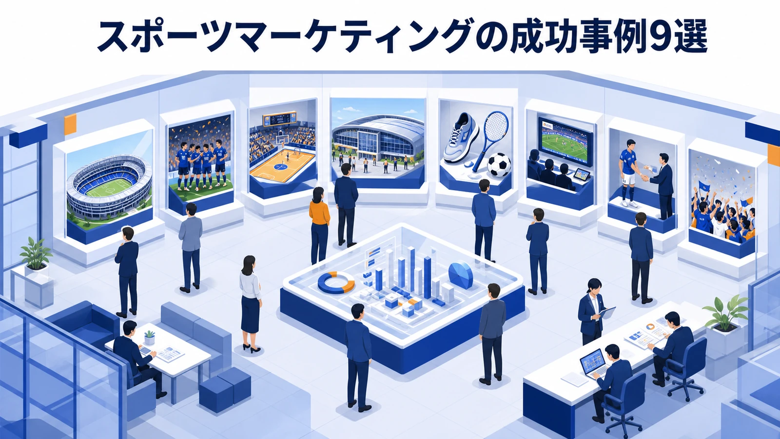 スポーツマーケティングの成功事例9選を可視化したスポーツマーケティング設計