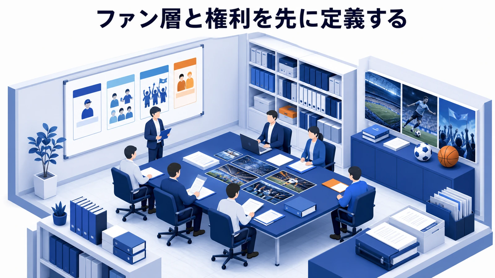 ファン層と権利を先に定義するを可視化したスポーツマーケティング設計