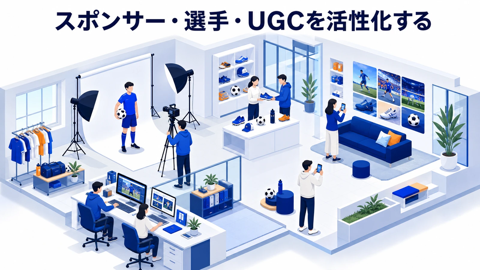 スポンサー・選手・UGCを活性化するを可視化したスポーツマーケティング設計