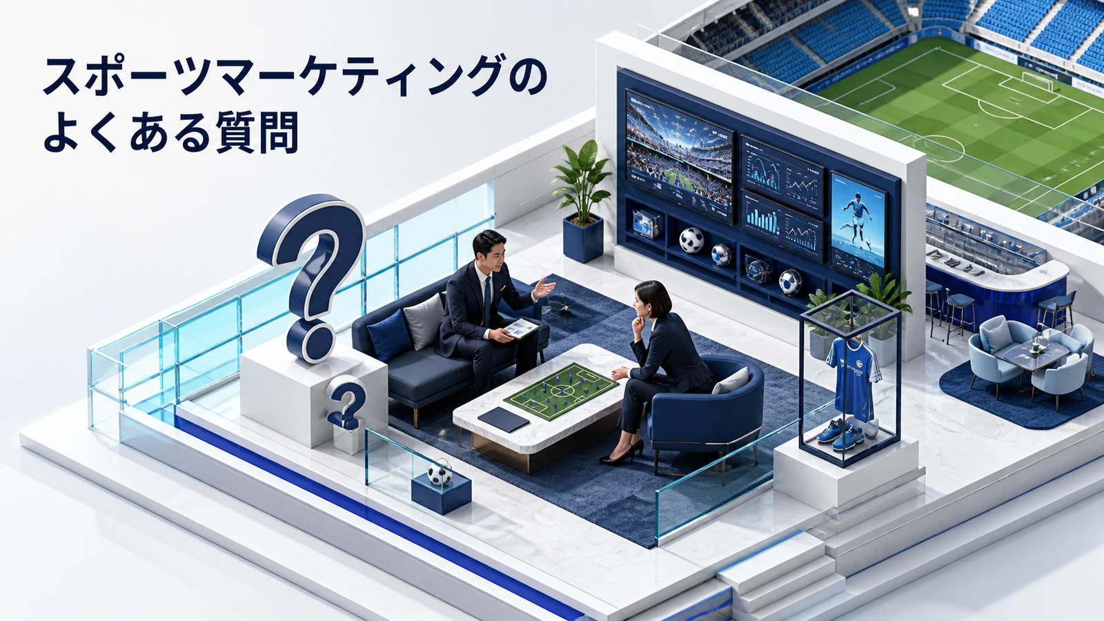 スポーツマーケティングのよくある質問を可視化したスポーツマーケティング設計