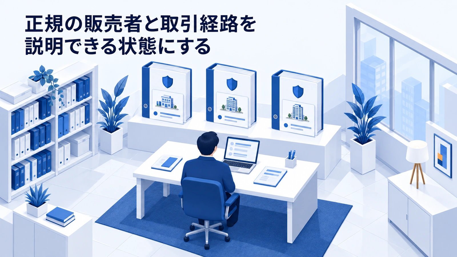 正規の販売者と取引経路を説明できる状態にするを整理したImage 2.0図解