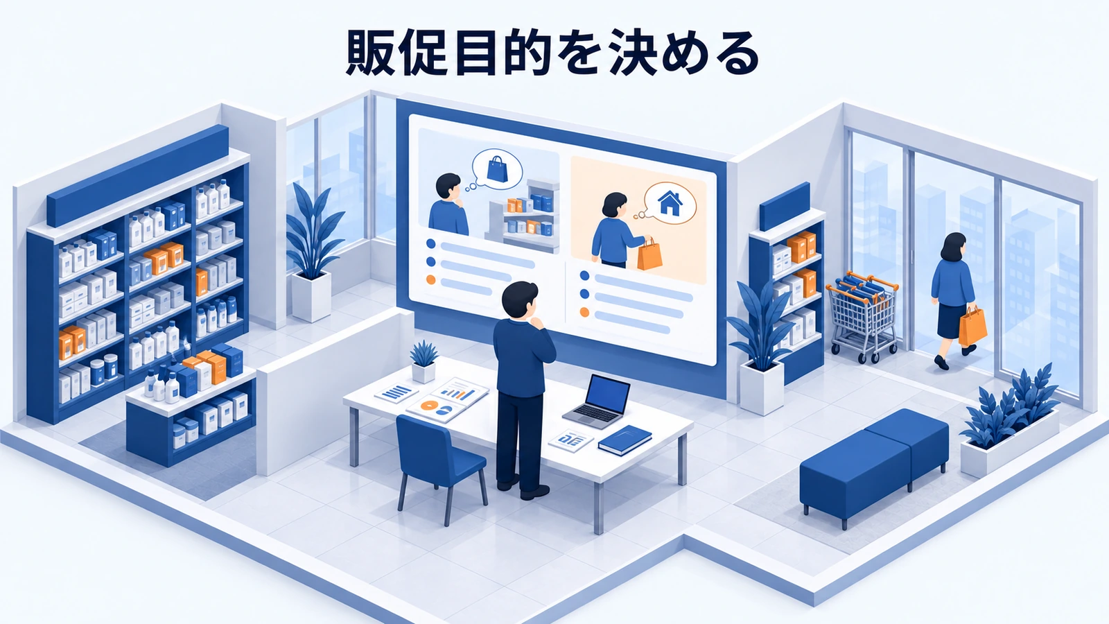 販促目的を決める
