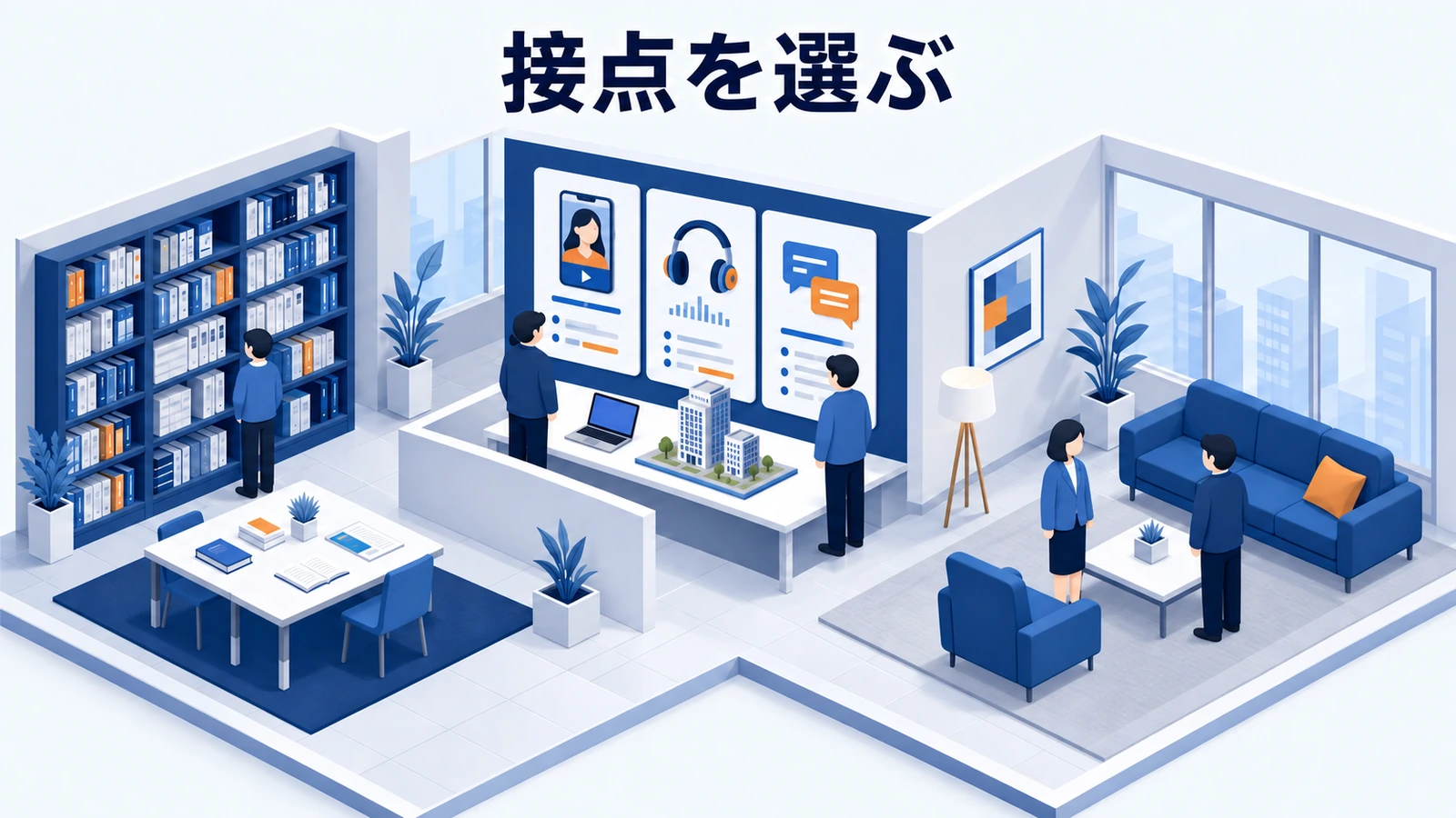 接点を選ぶ