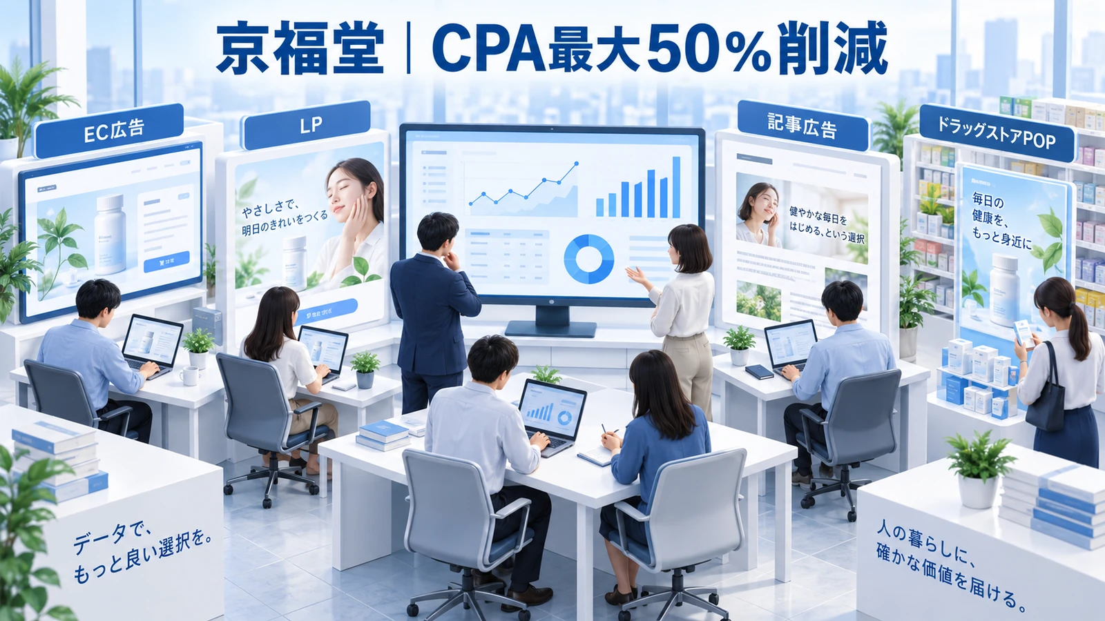 京福堂｜CPAを最大50％削減のタレントキャスティング成功事例