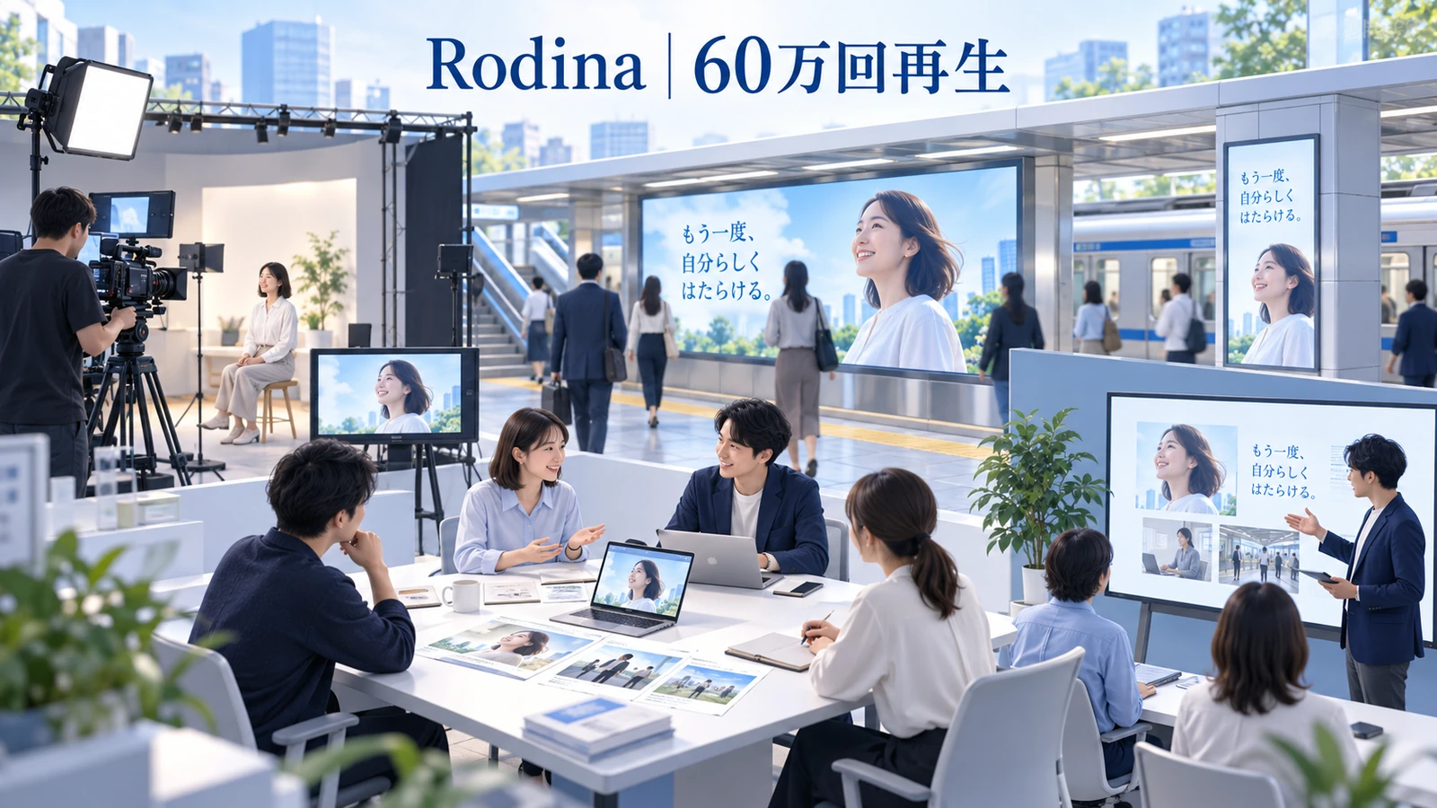 Rodina｜CM再生60万回超、サービス認知1.5倍のタレントキャスティング成功事例