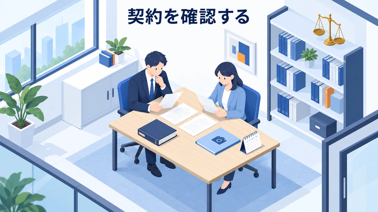 キャスティング契約を確認する