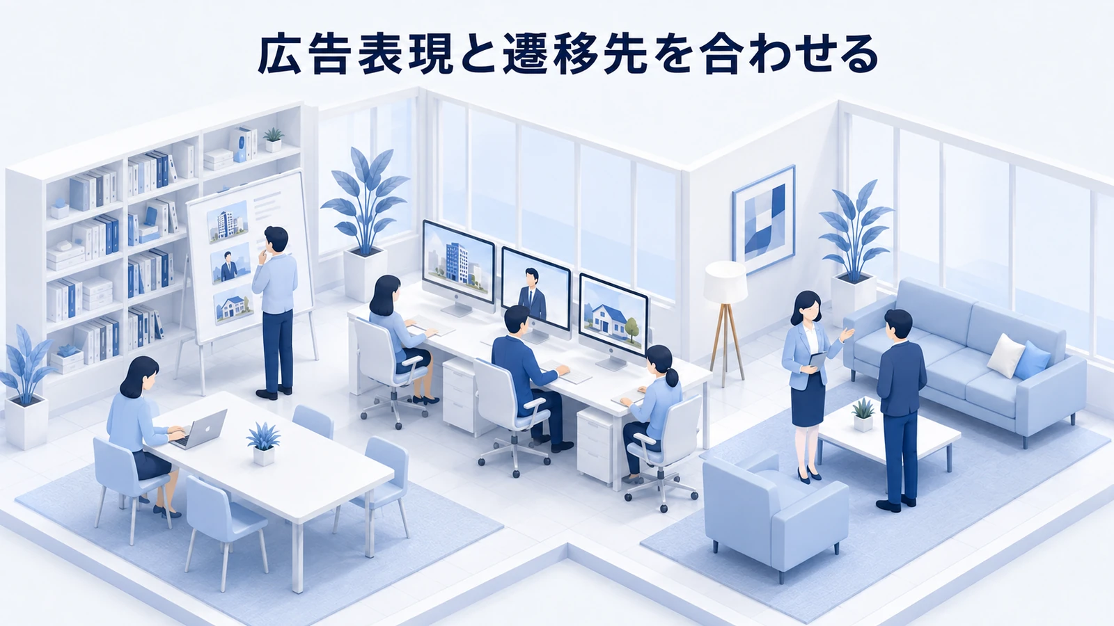 広告表現と遷移先を合わせる